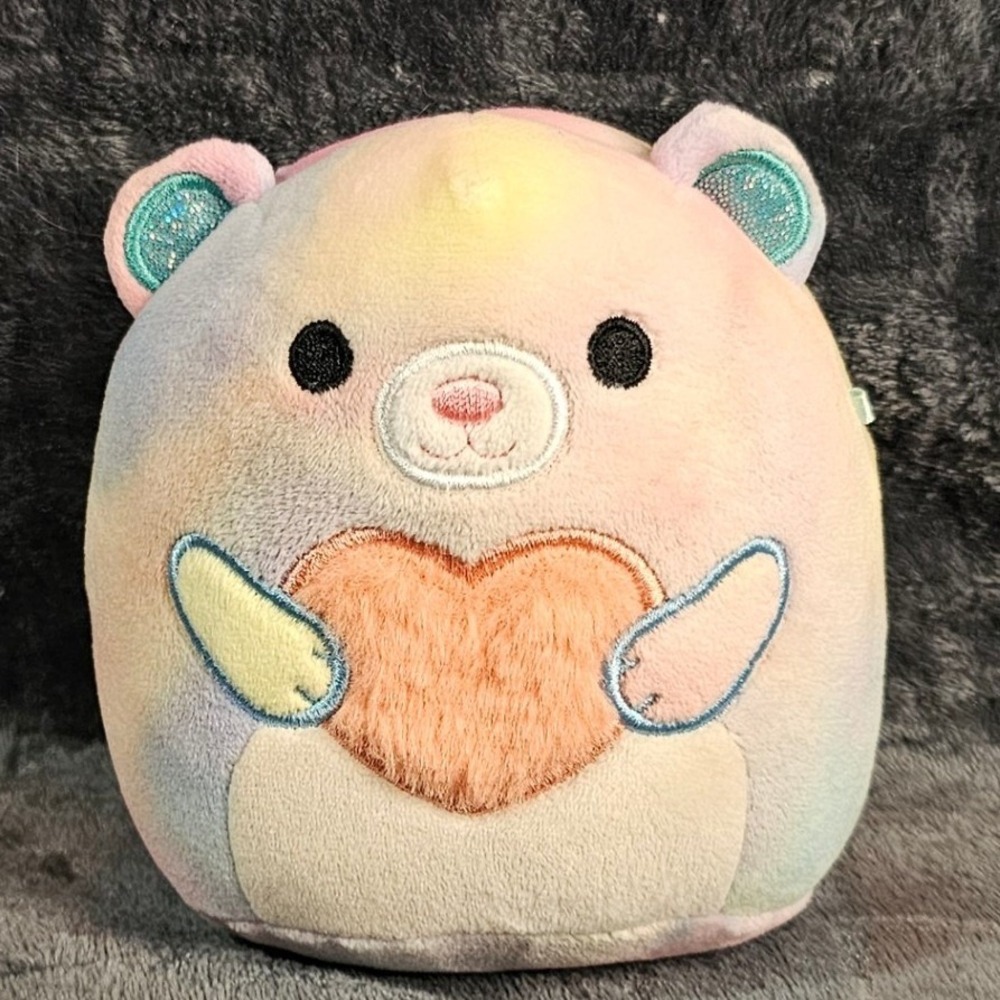 Squishmallows Cyrena the Tie-Dye Bear 5" Plush Valentine's Collection 2024